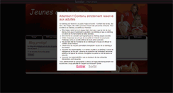 Desktop Screenshot of jeunescochonnes.hotviber.com