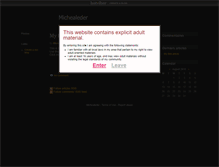 Tablet Screenshot of michealeder.hotviber.com